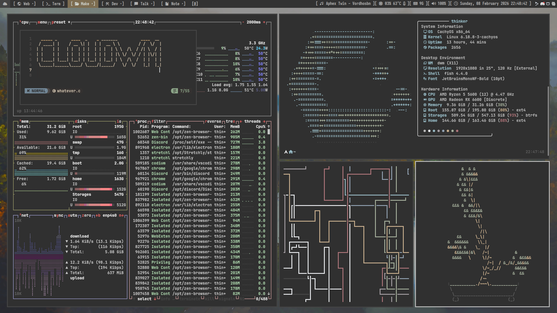 fjordwm desktop screenshot